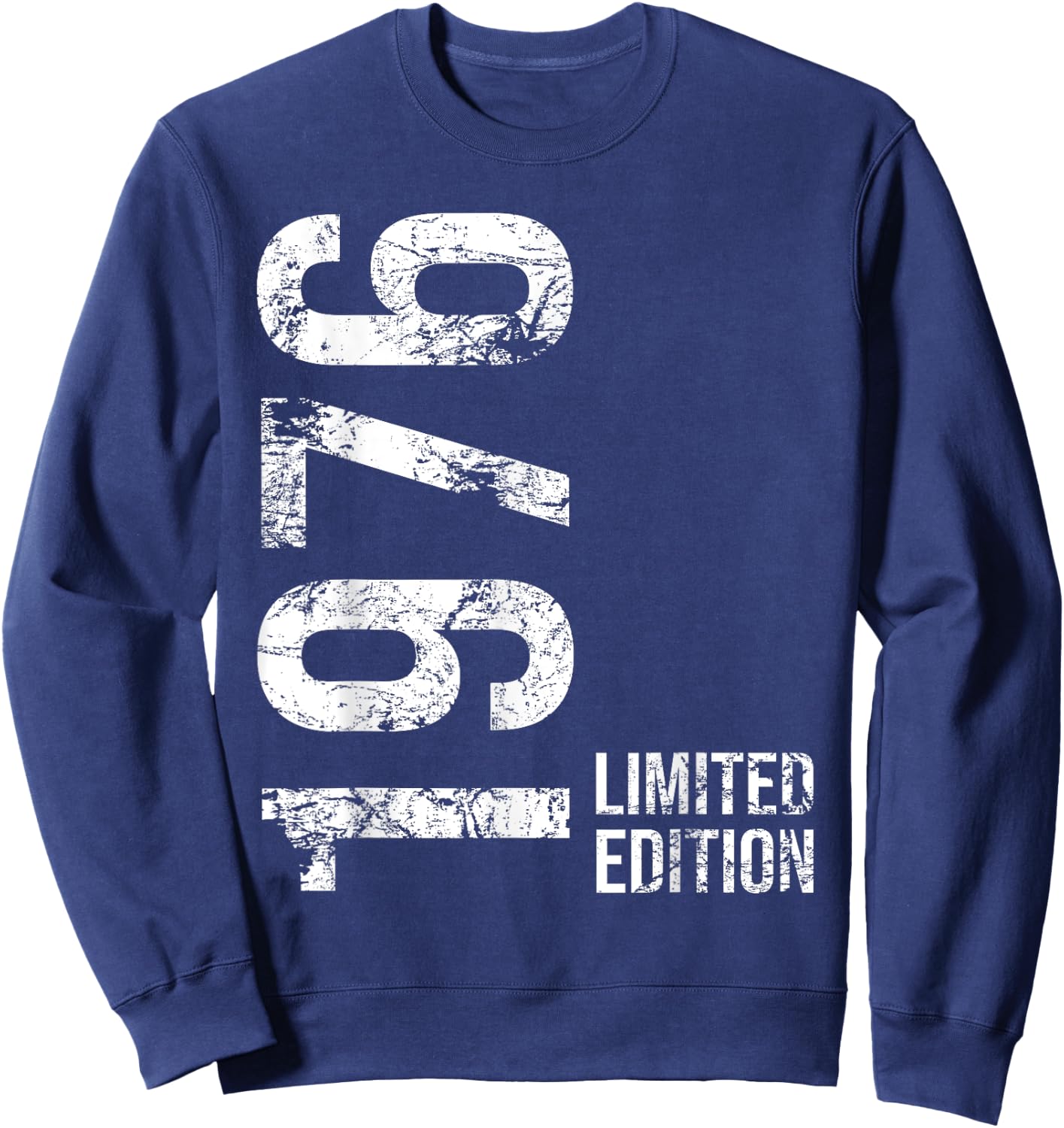 49th Birthday 49 Years Old Man Woman Vintage 1976 Sweatshirt - Sweatshirt | Navy