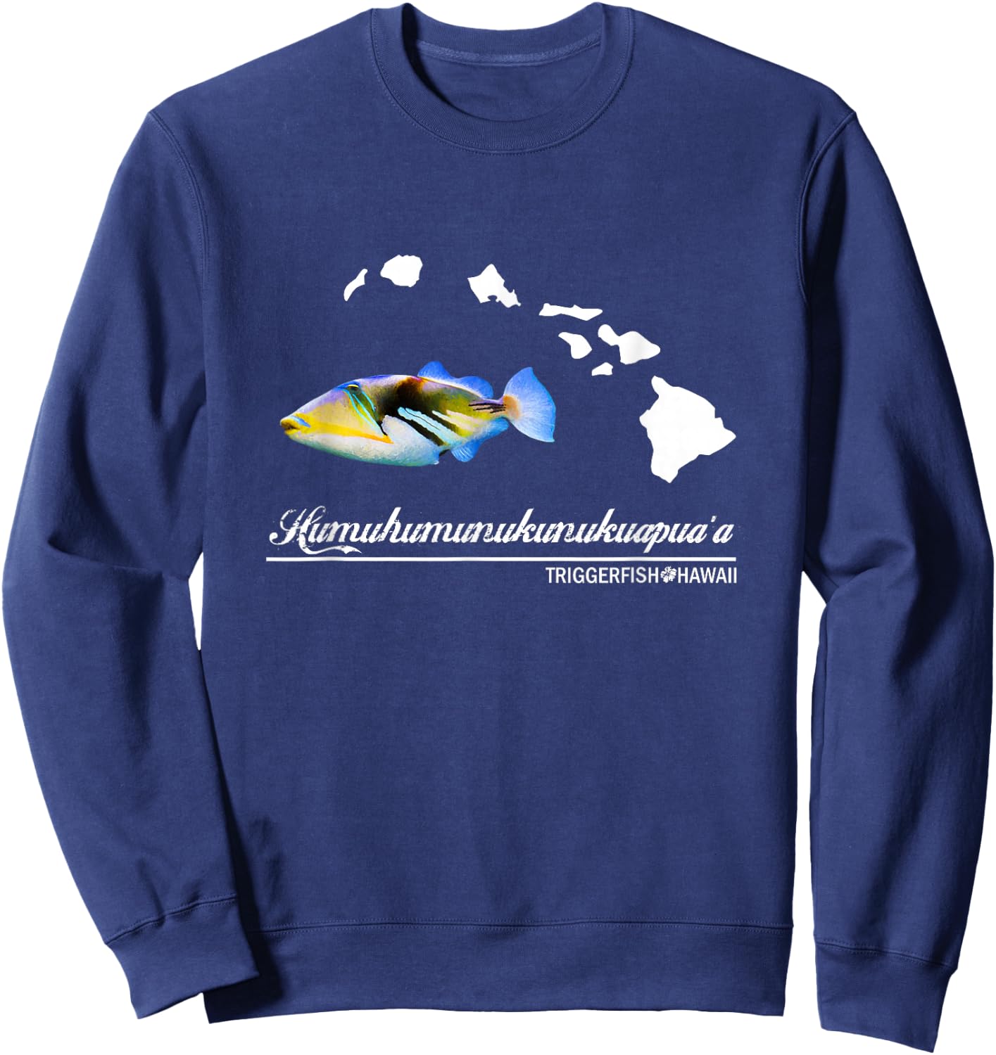 Humuhumunukunukuapua'a Triggerfish Hawaii Shirt Sweatshirt - Sweatshirt | Navy