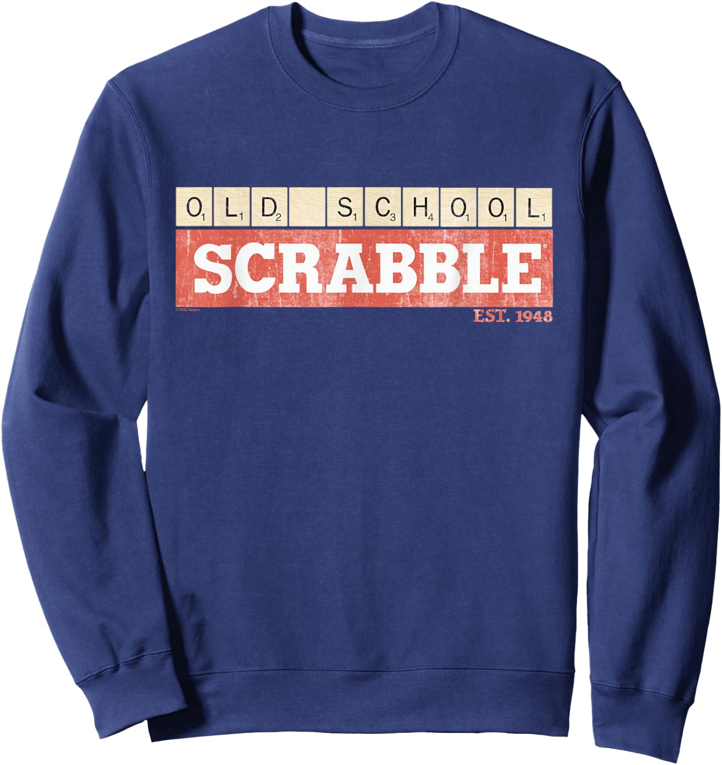 Scrabble Old School Est. 1948 Sweatshirt - Sweatshirt | Navy