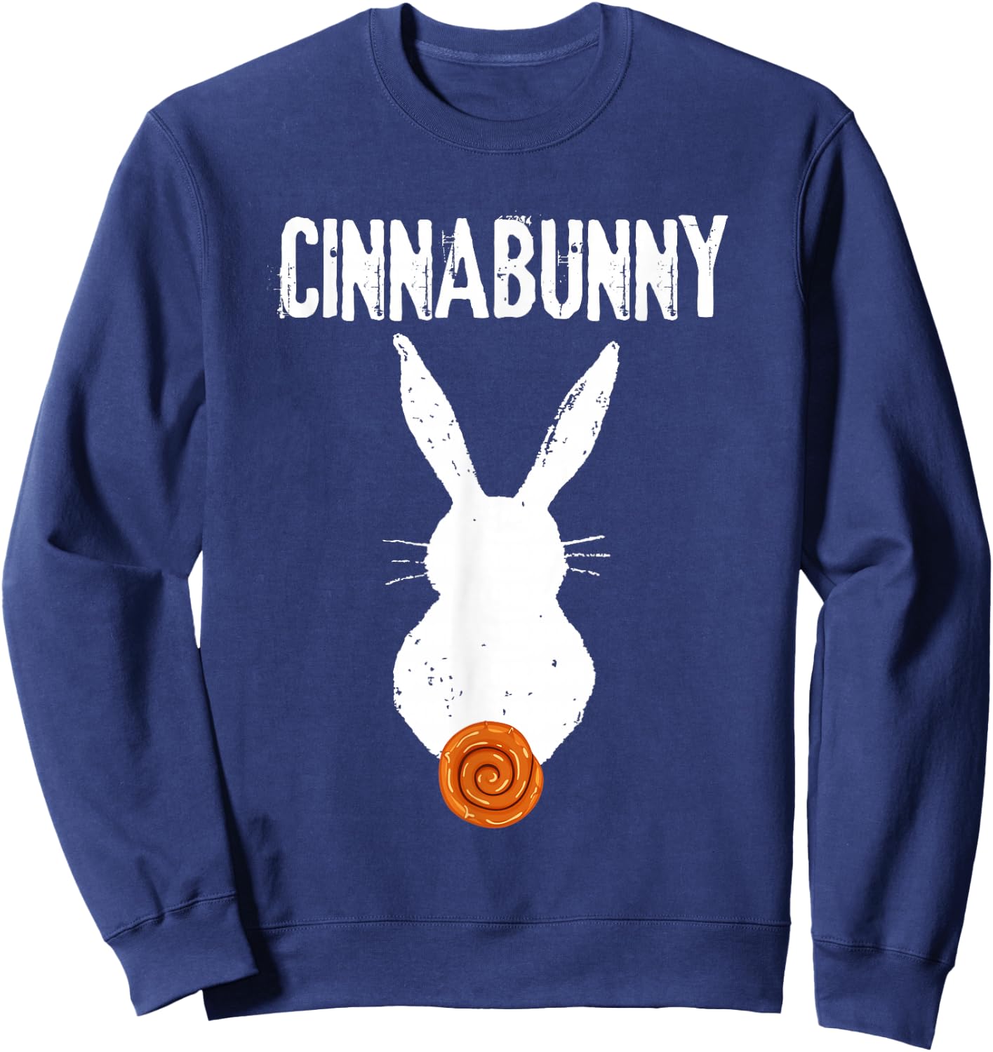 Cinnamon Roll And Cinnamon Buns - Cinnabunny Sweatshirt - Sweatshirt | Navy