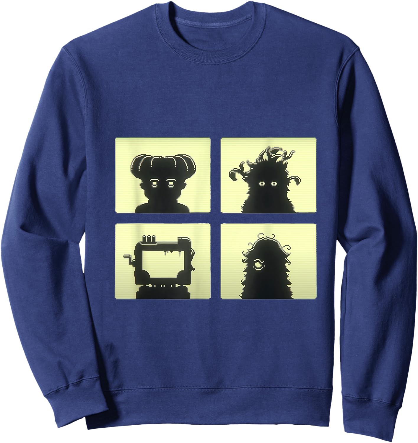 Inscryption Four Scribes Boss Psychological Card Game Scary Sweatshirt - Sweatshirt | Navy