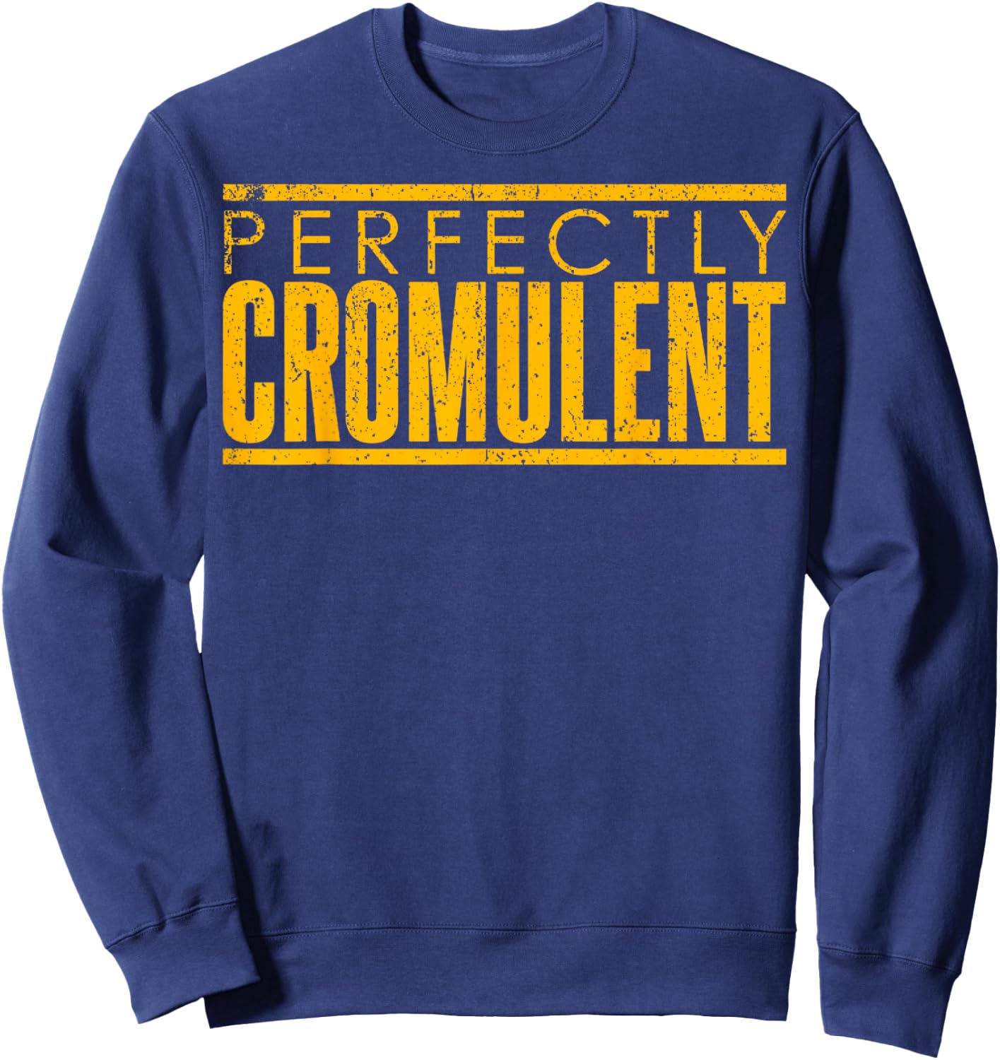 Vintage A Perfectly Cromulent Word Sweatshirt - Sweatshirt | Navy