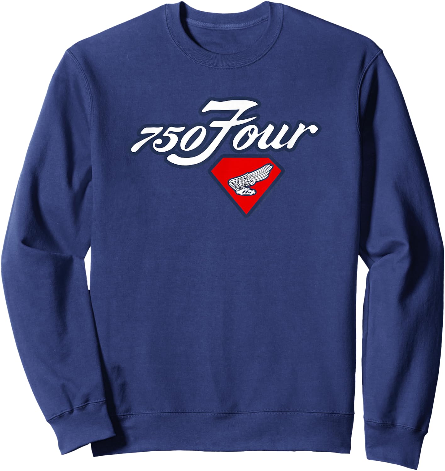 Honda 750 Four Emblem Sweatshirt - Sweatshirt | Navy