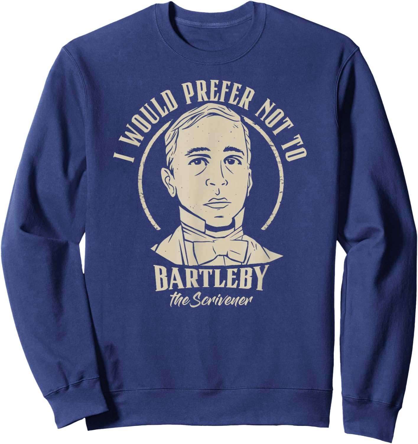 I'd rather not - the writer Sweatshirt - Sweatshirt | Navy