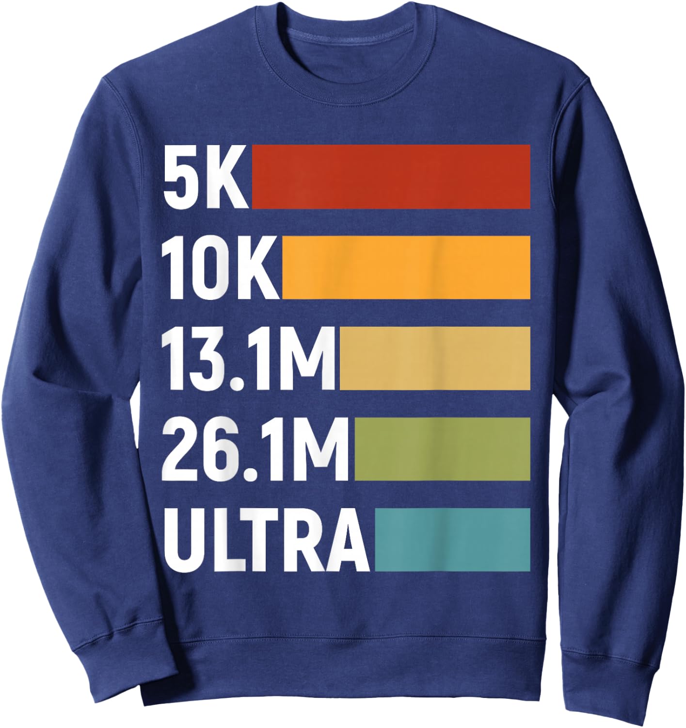 Ultramarathon Ultra Running Ultra Marathon Runner Sweatshirt - Sweatshirt | Navy