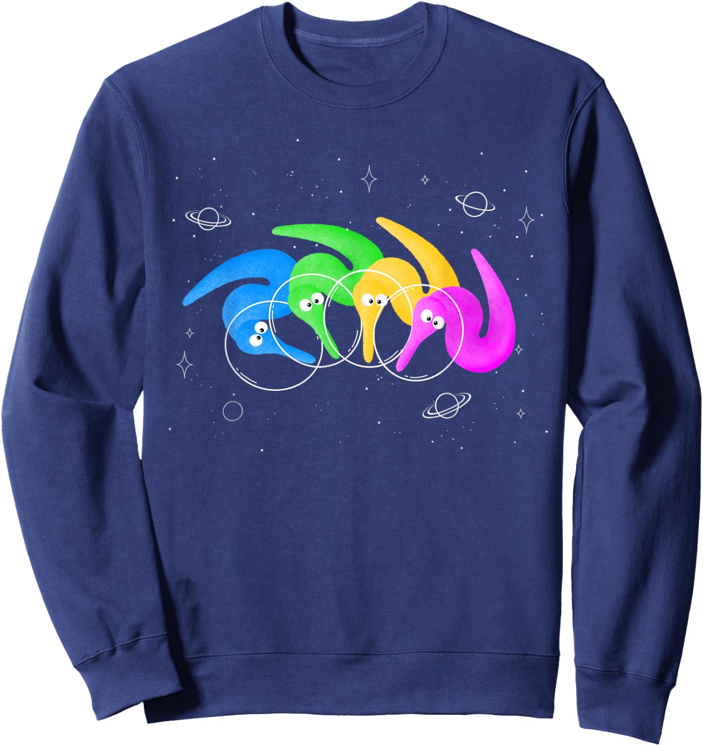 Space Magic Worms on a String Sweatshirt - Sweatshirt | Navy