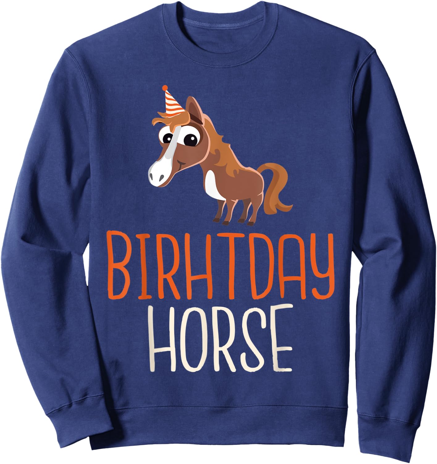 Birthday Horse Riding Sweatshirt - Sweatshirt | Navy