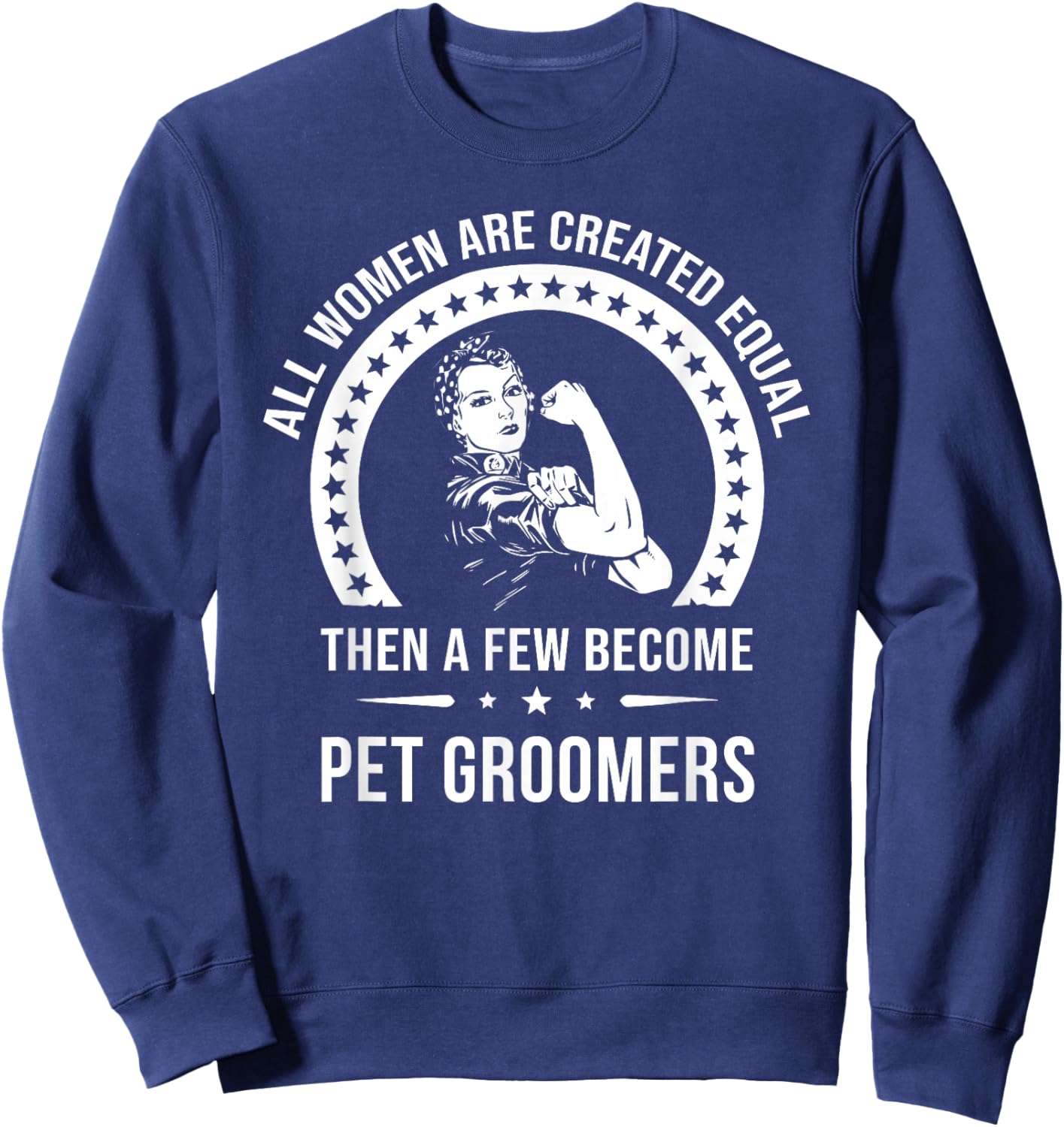 Pet Groomer Shirts | Pet Groomer Sweatshirt - Sweatshirt | Navy