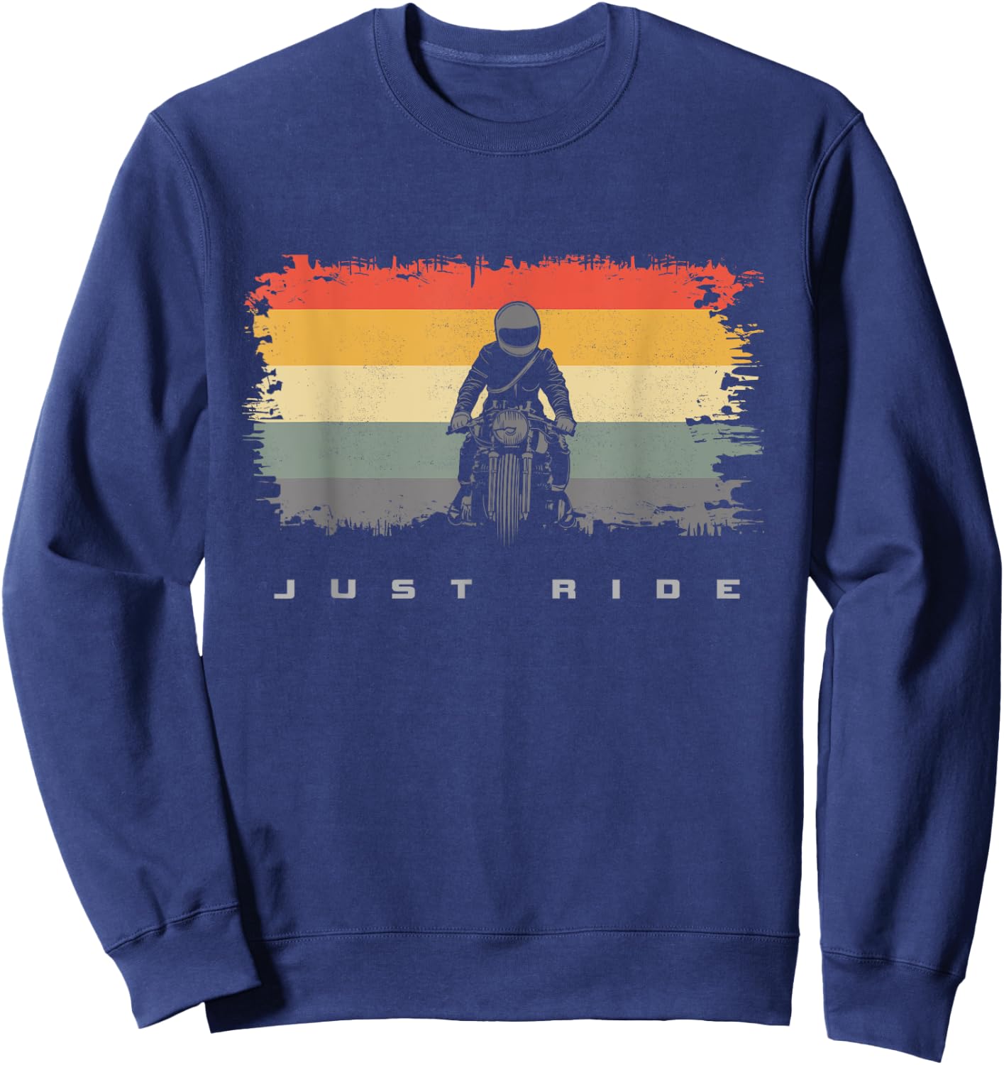 Motorcycle Apparel - Biker Motorcycle Sweatshirt - Sweatshirt | Navy