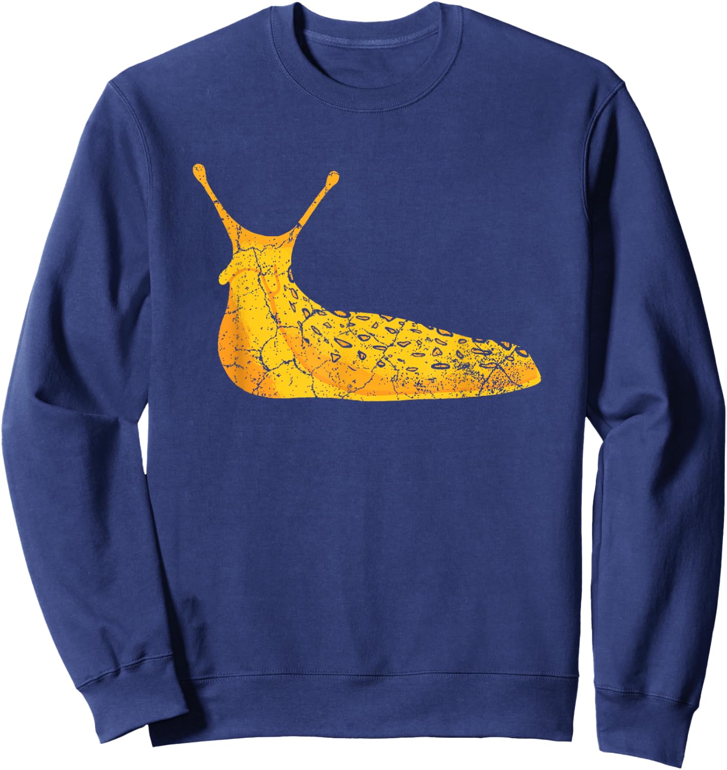 Banana Slug – Exotic Slug Lover Ecosystem Zoology Lover Sweatshirt - Sweatshirt | Navy