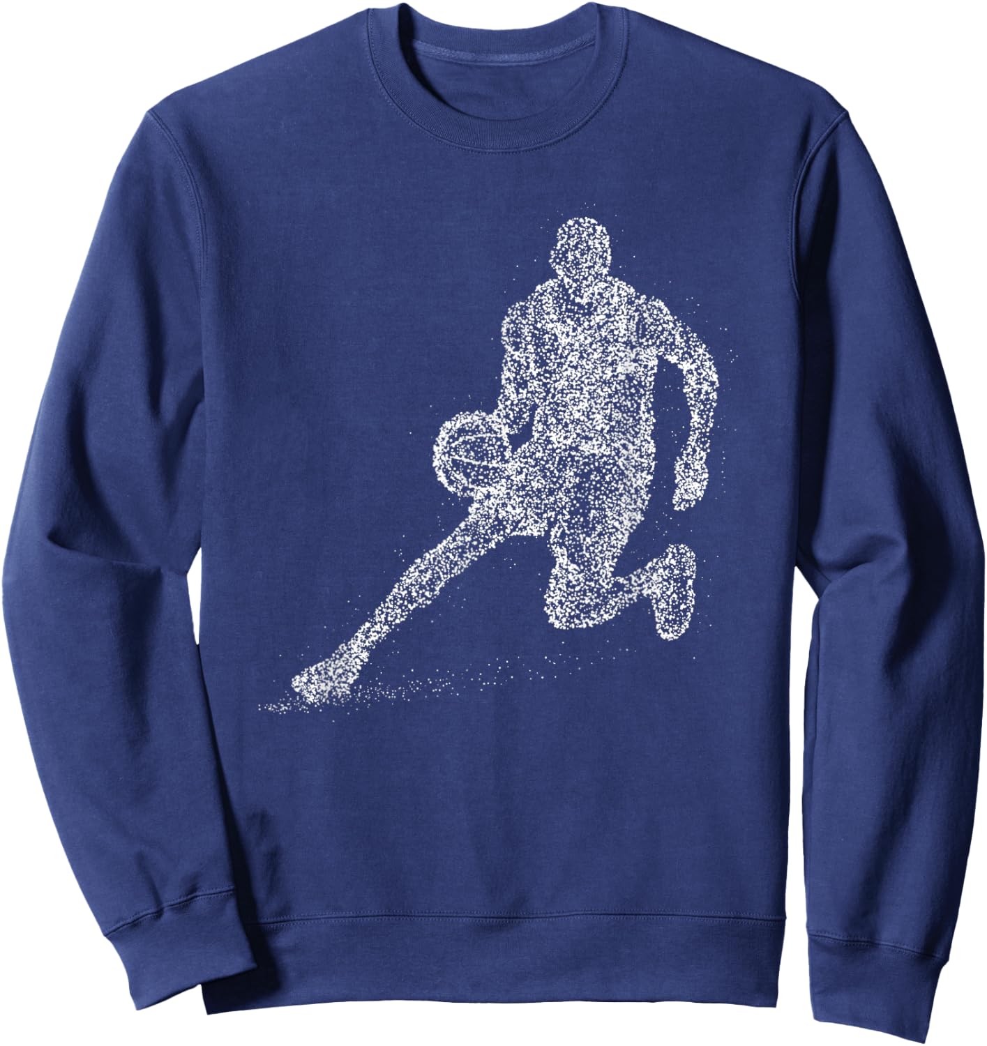 Basketball Player Basketballer Graphic Sweatshirt - Sweatshirt | Navy