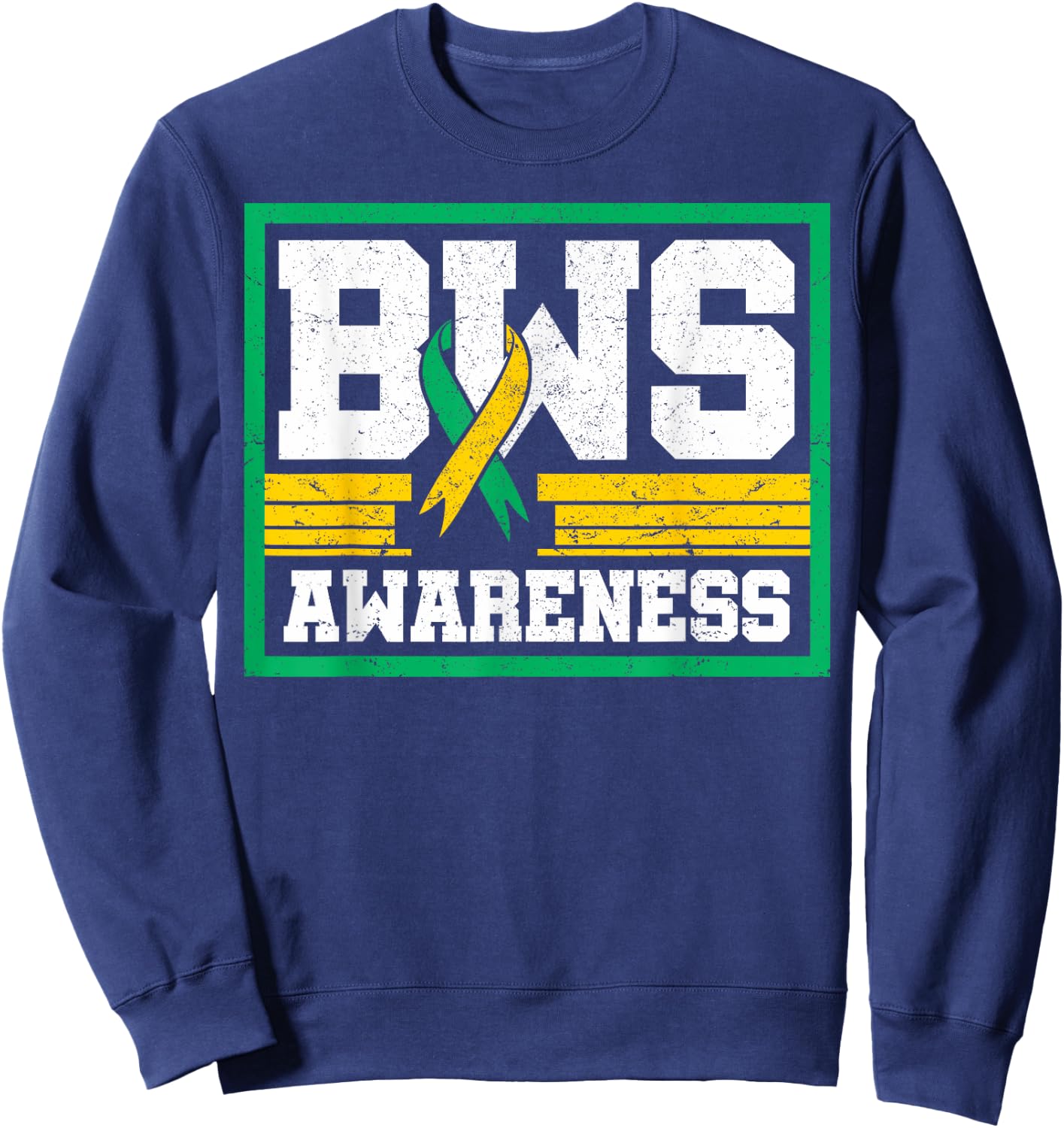 Beckwith–Wiedemann Syndrome Awareness Advocate BWS Warrior Sweatshirt - Sweatshirt | Navy