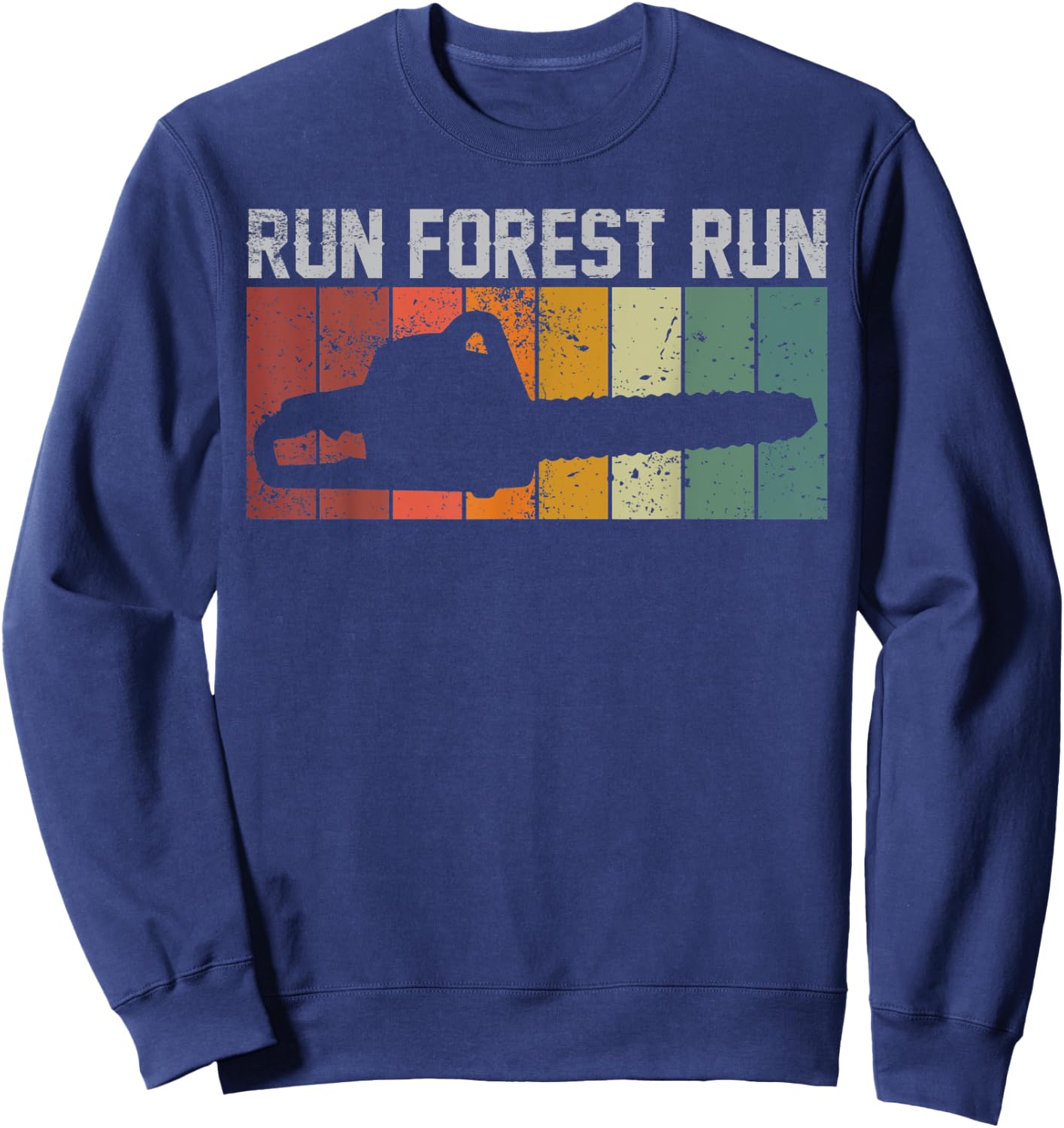 Lumber Jack Chop Wood Chainsaw Sweatshirt - Sweatshirt | Navy