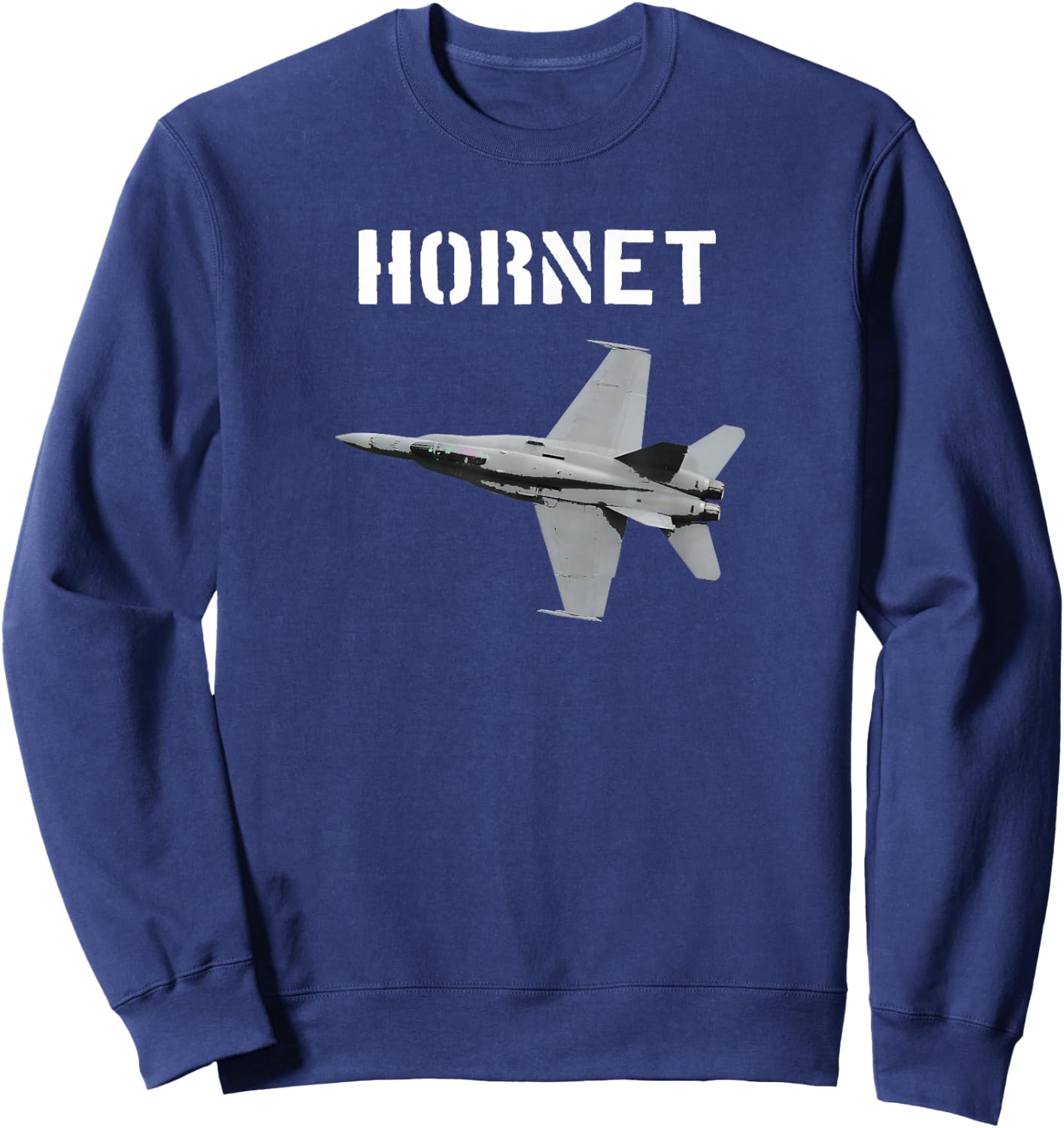 F-18 Super Hornet Pilot Fighter Jet Plane Sweatshirt - Sweatshirt | Navy