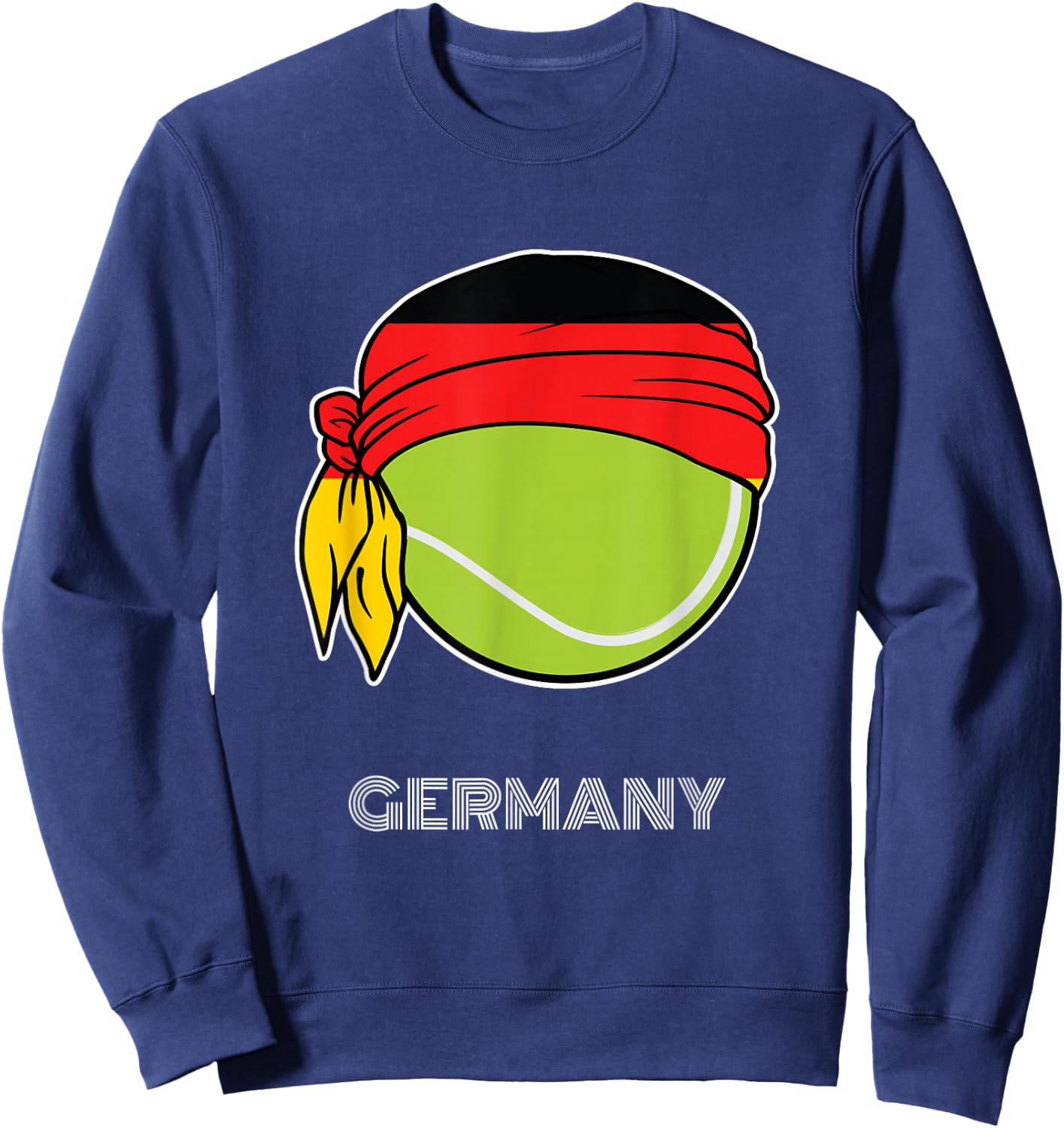 Germany Tennis Top for German Players, Fans or Coach Sweatshirt - Sweatshirt | Navy