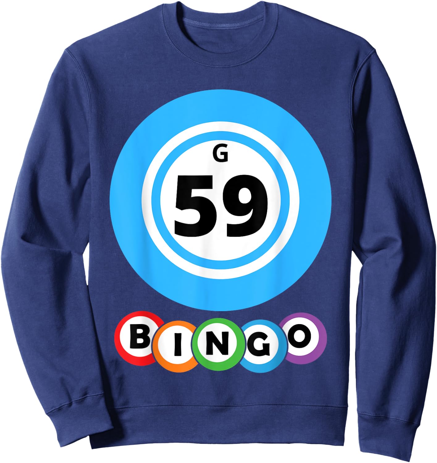 Lucky Bingo G59 Group Bingo Costume Sweatshirt - Sweatshirt | Navy