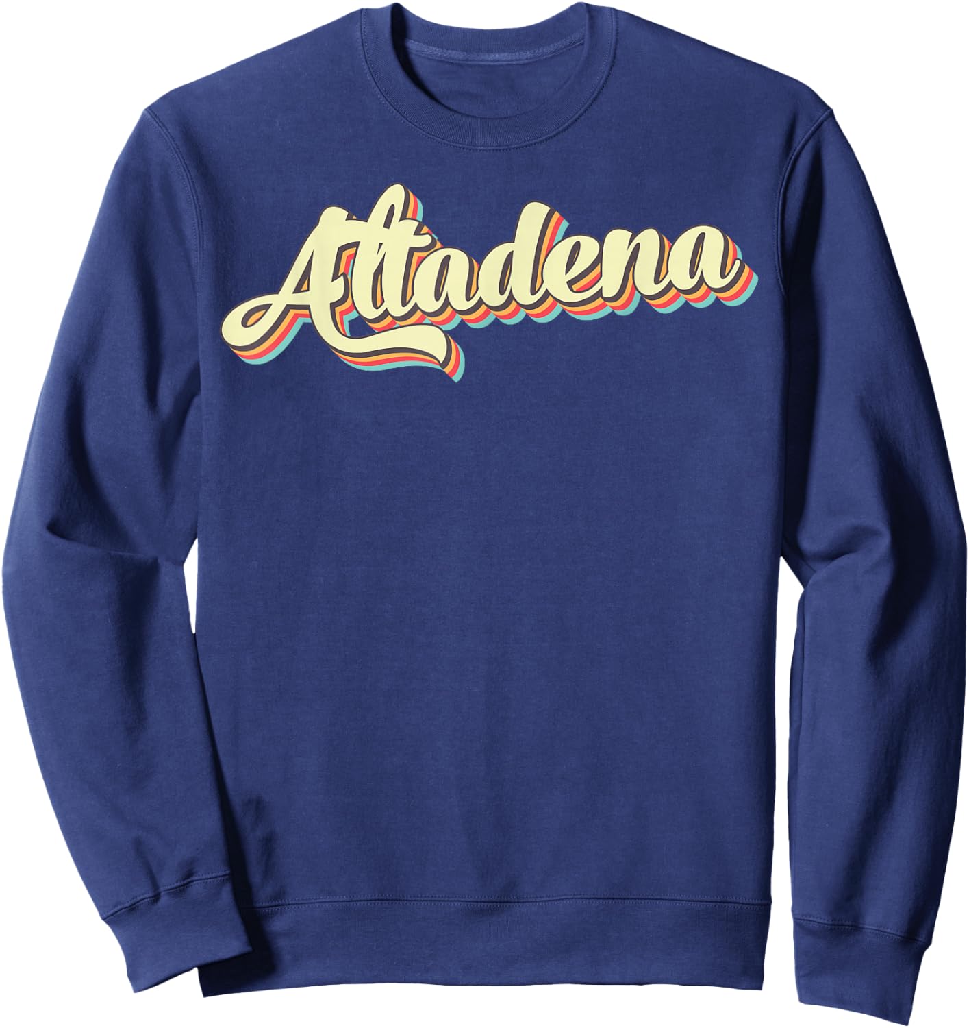 Altadena Retro Art Baseball Font Vintage Sweatshirt - Sweatshirt | Navy