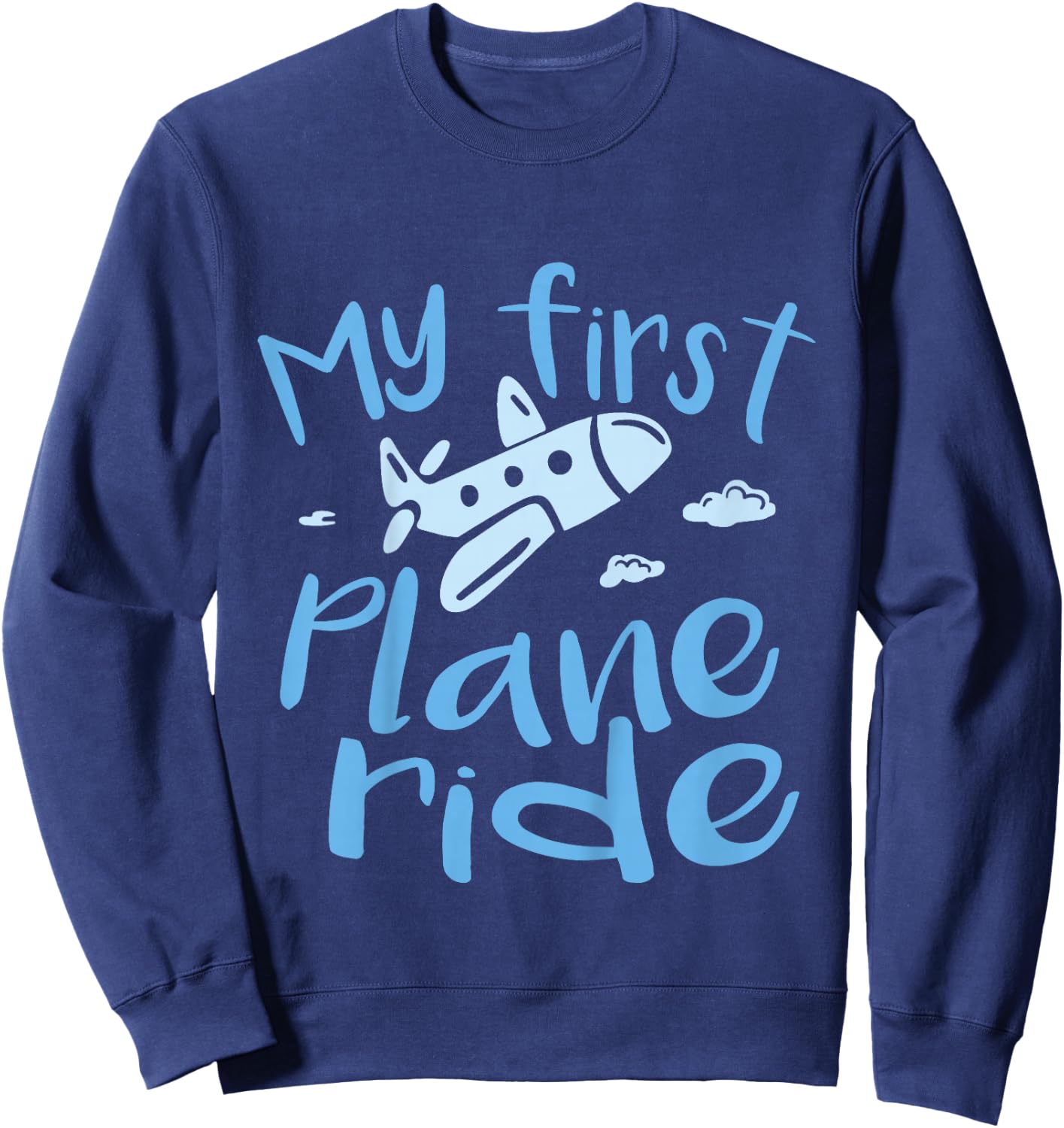 Kids My first plane ride Sweatshirt - Sweatshirt | Navy