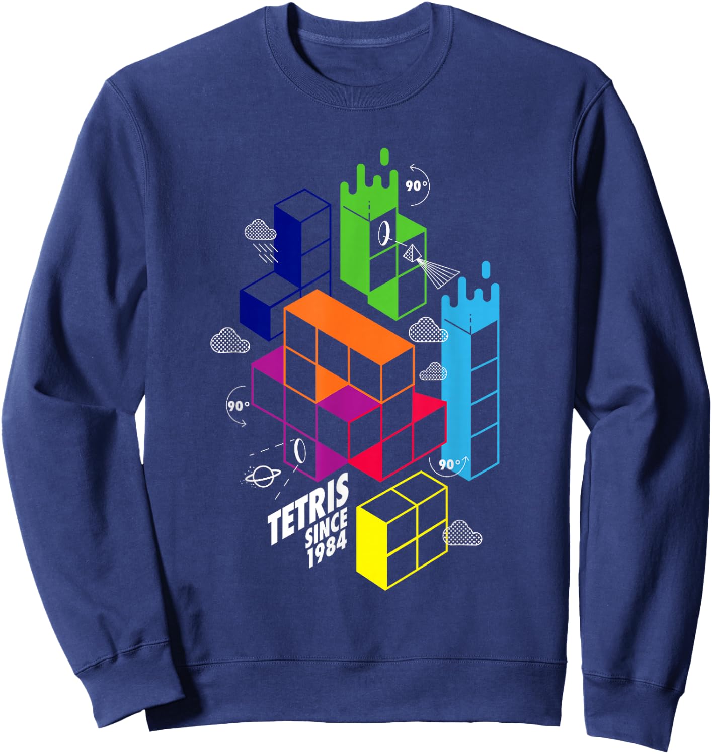 Tetris - Play All Day! Sweatshirt - Sweatshirt | Navy