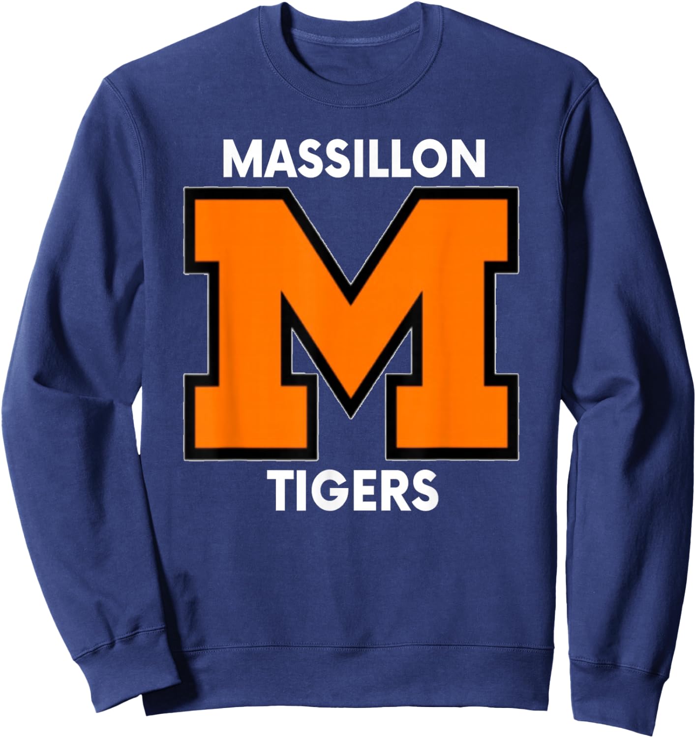 Massillon M Sports, Football, Baseball, Basketball. Tigers Sweatshirt - Sweatshirt | Navy