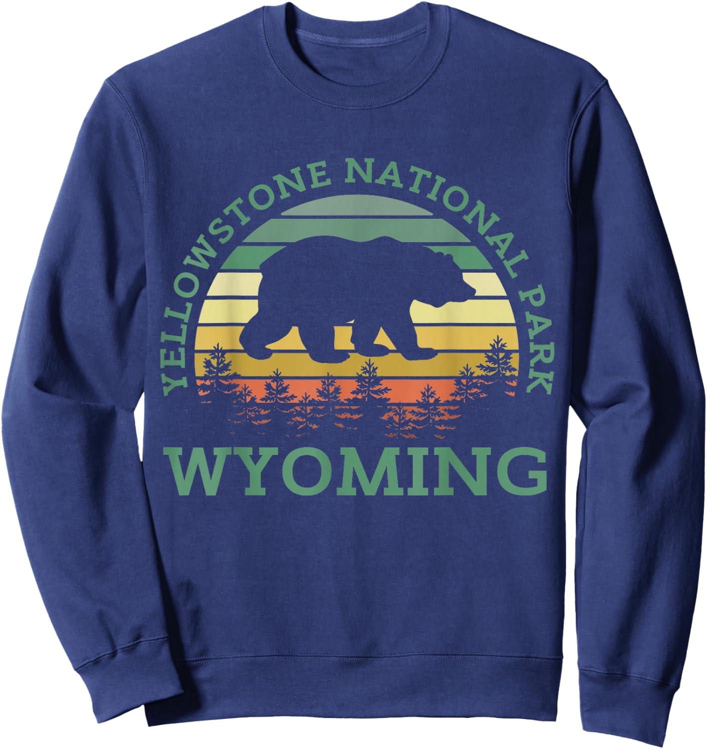 Yellowstone National Park Sweatshirt - Sweatshirt | Navy