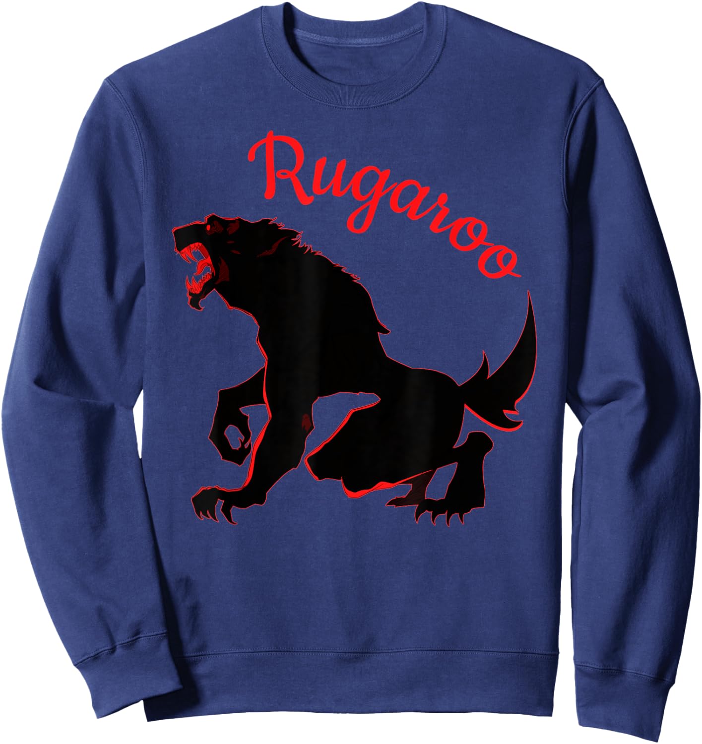 TMTZ Rugaroo Werewolf Legend of the Night Shapeshifter Sweatshirt - Sweatshirt | Navy