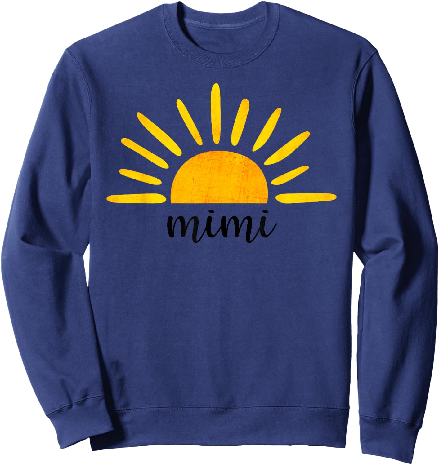 Mimi of The Birthday First Trip Around the Sun Birthday Sweatshirt - Sweatshirt | Navy