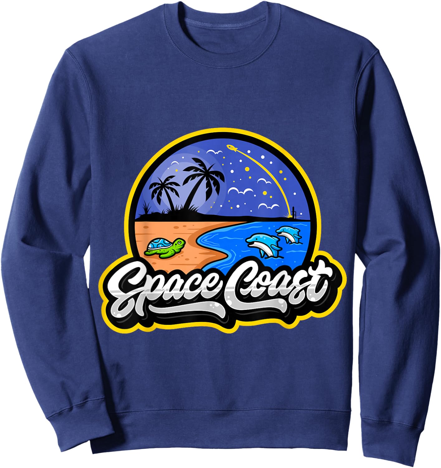 Space Coast - Florida Space and Rocket Program Sweatshirt - Sweatshirt | Navy