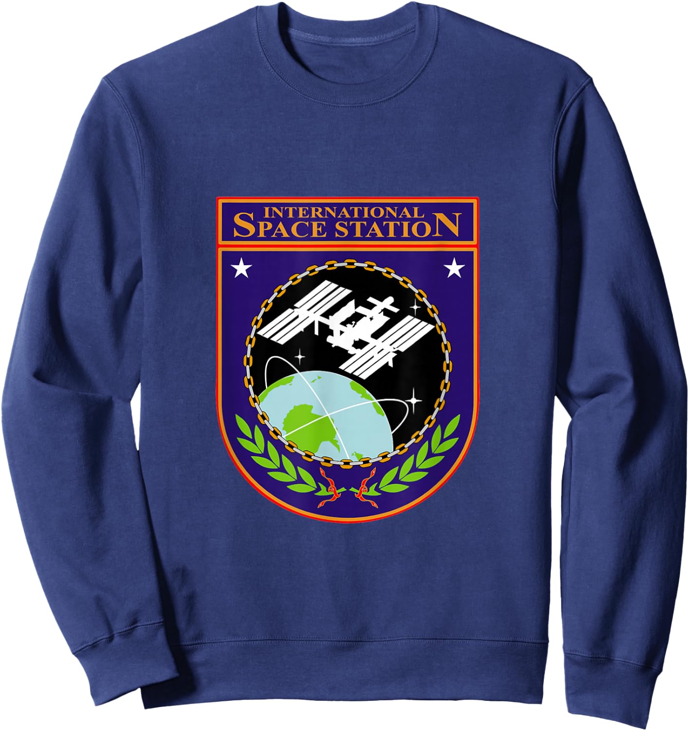 International Space Station NASA ISS Insignia Sweatshirt - Sweatshirt | Navy