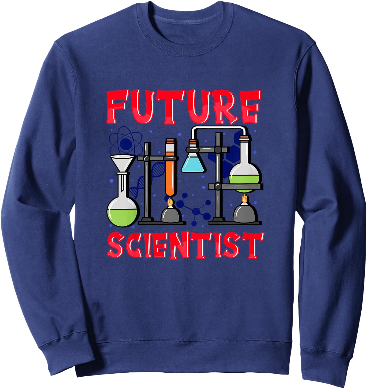 Kids Junior Future Scientist Science Sweatshirt - Sweatshirt | Navy