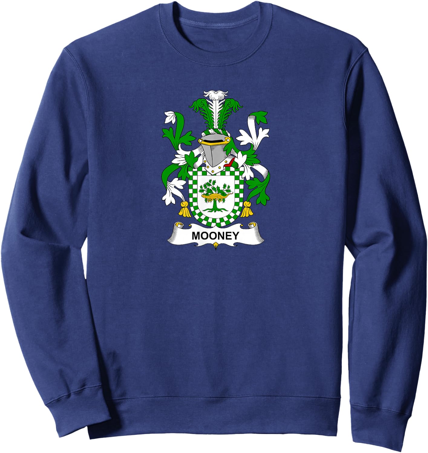 Mooney Coat of Arms - Family Crest Sweatshirt - Sweatshirt | Navy