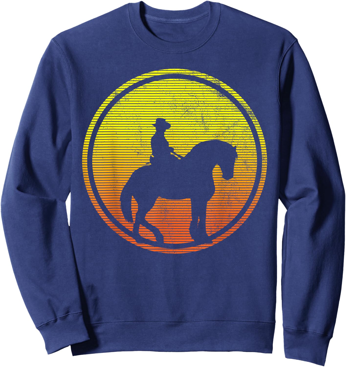 Cowboy Wild West Western Gift Sweatshirt - Sweatshirt | Navy