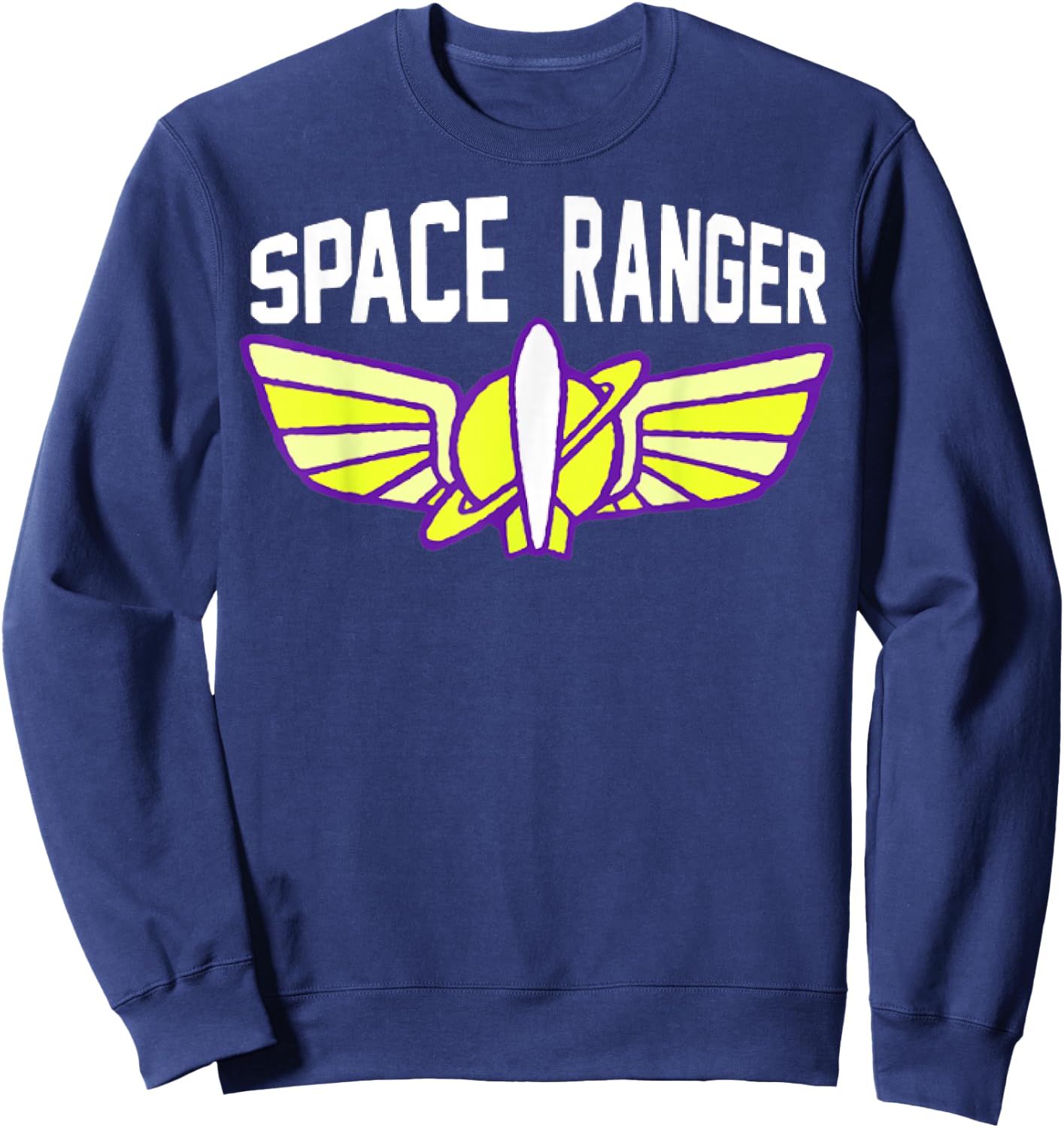 Disney Pixar Toy Story Space Ranger Neon Logo Sweatshirt - Sweatshirt | Navy