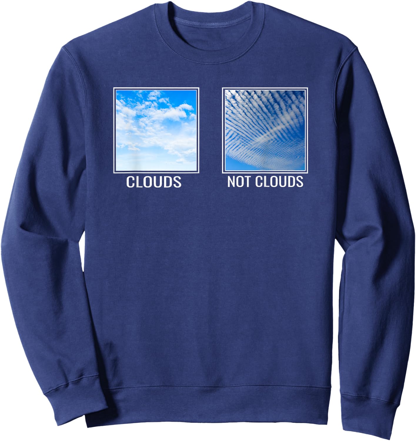 Chemtrails Awareness Aluminum Hat Conspiracy Theory Sweatshirt - Sweatshirt | Navy