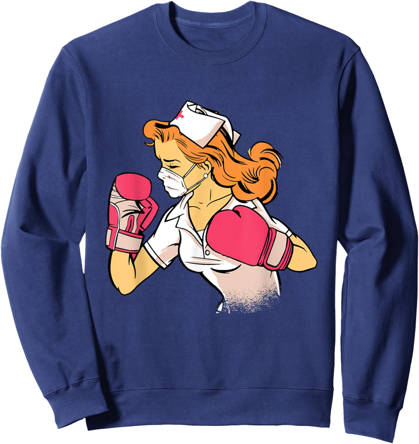 Nurse Boxer Sweatshirt - Sweatshirt | Navy