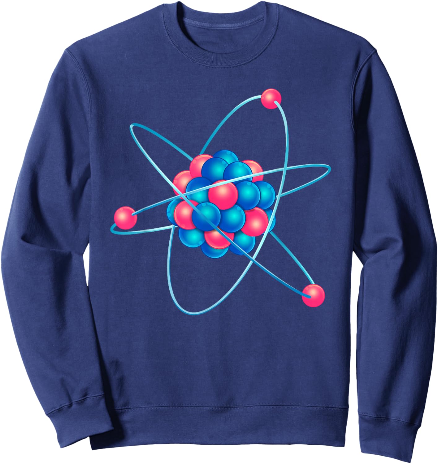 Atom Proton Neutron Chemistry Sweatshirt - Sweatshirt | Navy