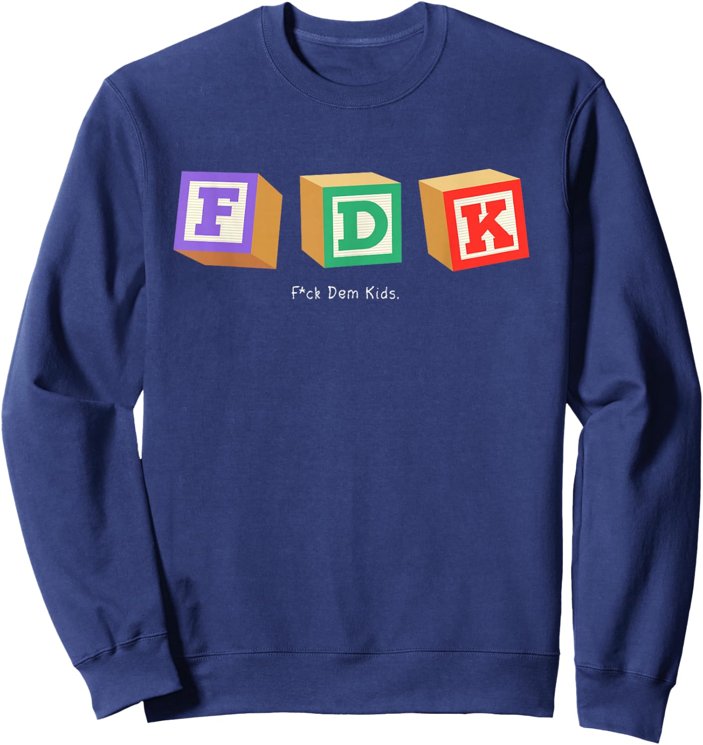 F Them Kids Sweatshirt - Sweatshirt | Navy