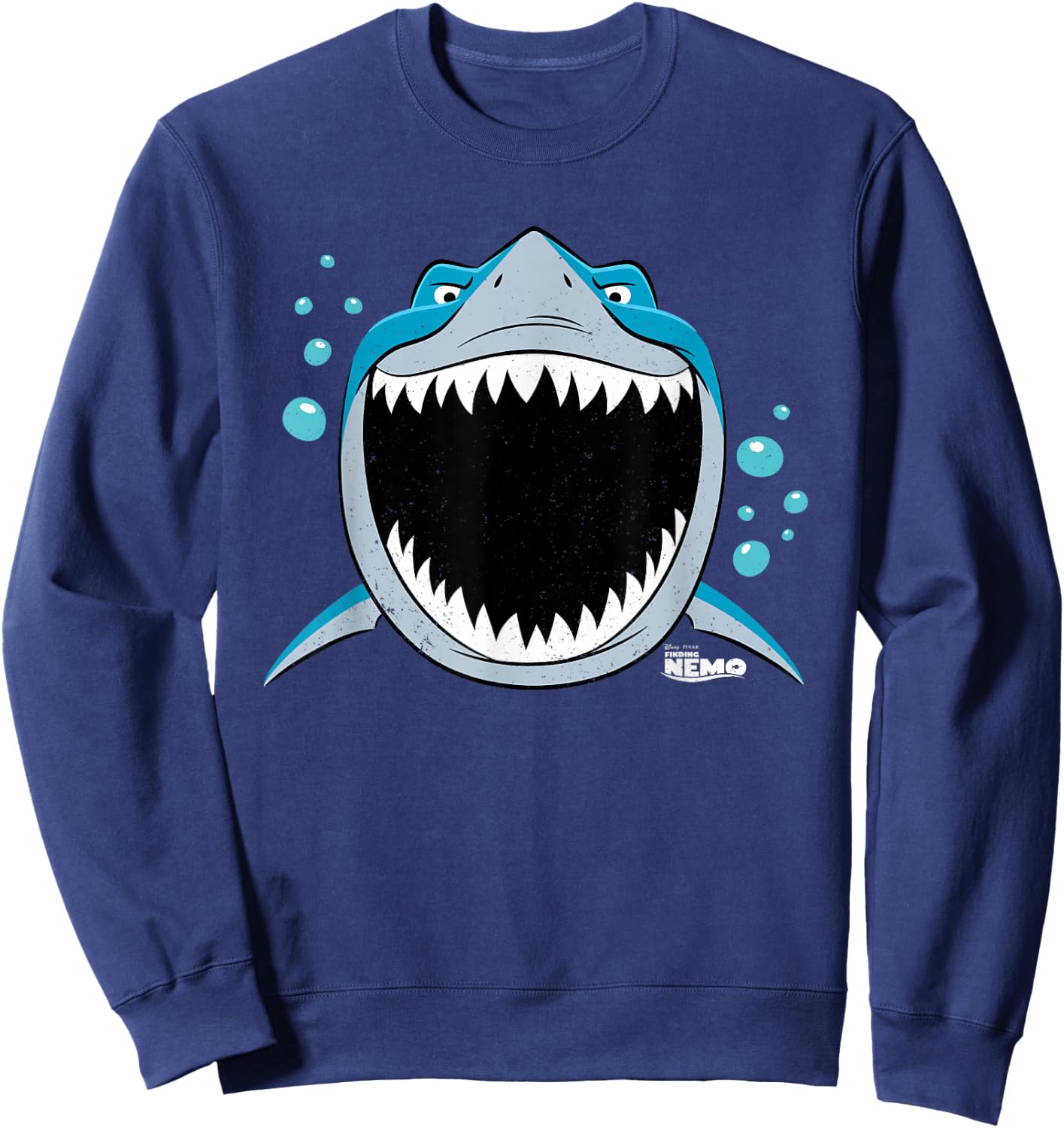 Disney PIXAR Finding Nemo Bruce JAWsome Sweatshirt - Sweatshirt | Navy