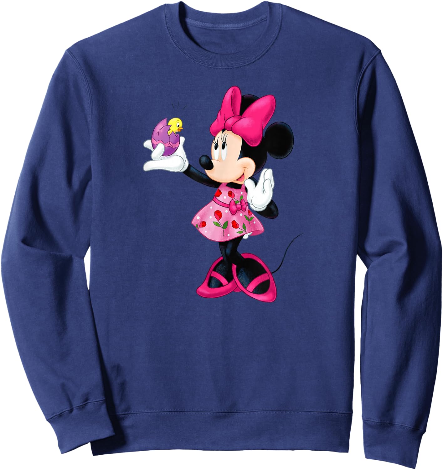 Minnie Mouse - Easter Egg Chick Sweatshirt - Sweatshirt | Navy
