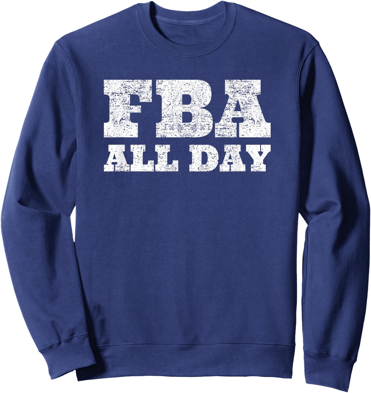 FBA All Day Black Foundational History American Top Sweatshirt - Sweatshirt | Navy