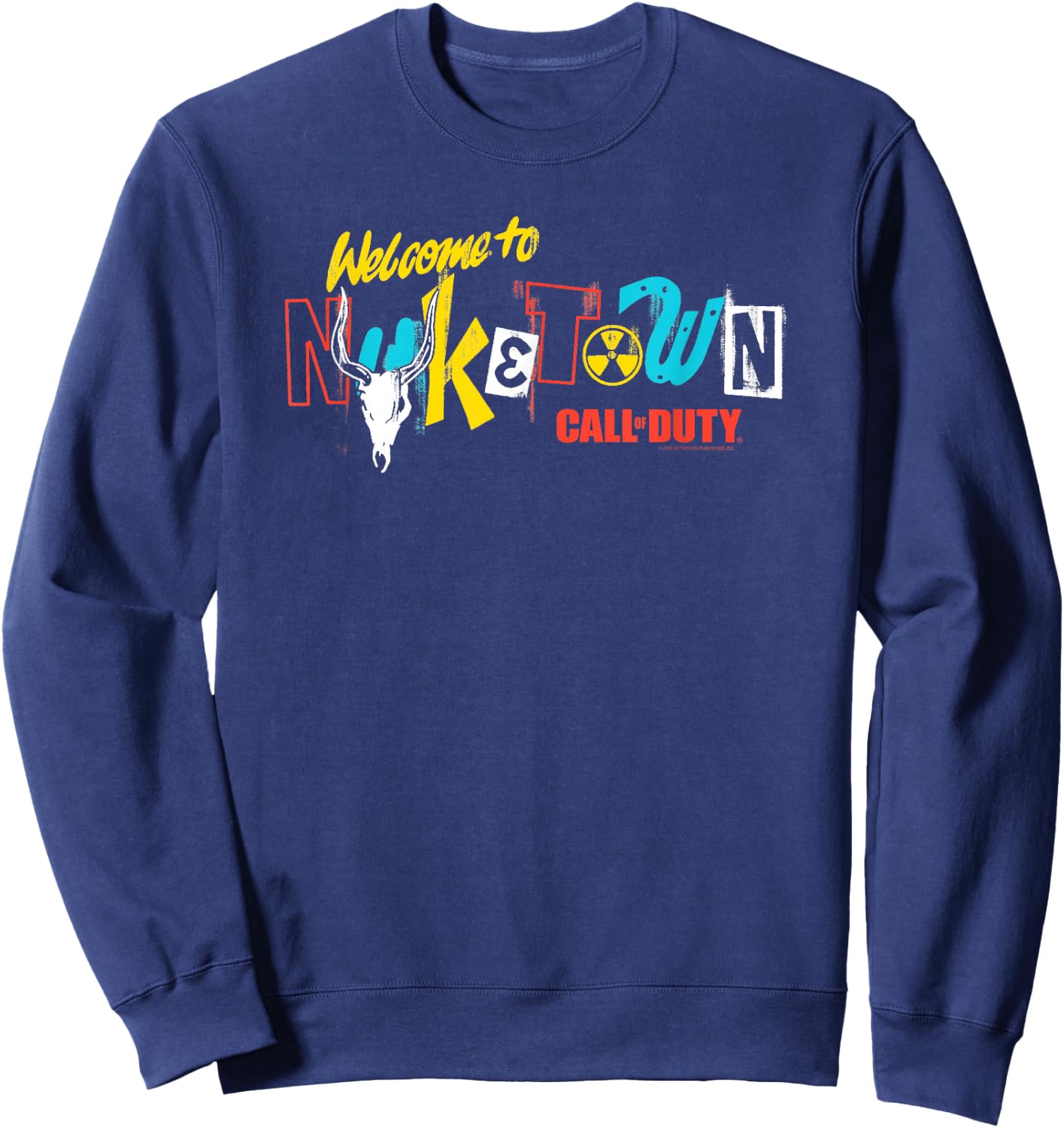 Call of Duty Welcome to Nuketown Gaming Sweatshirt - Sweatshirt | Navy