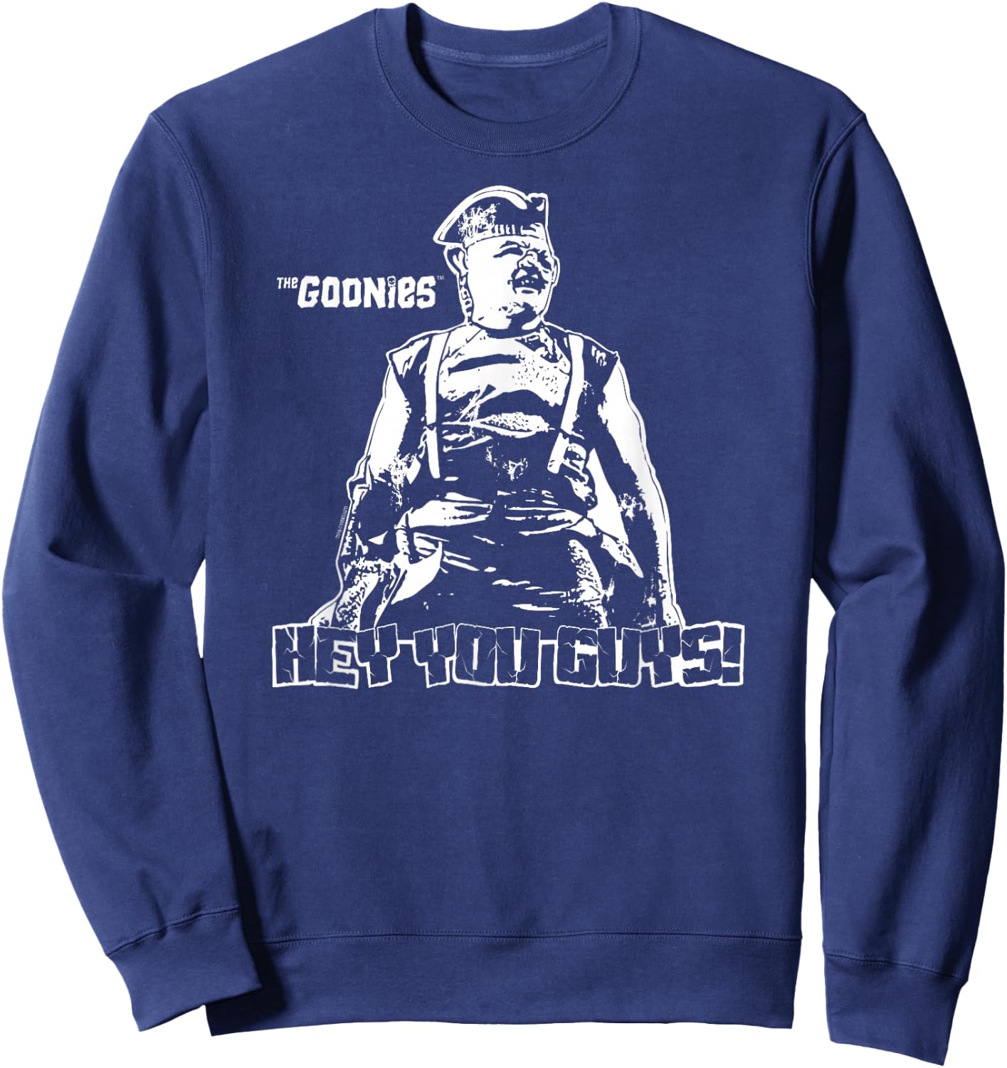 The Goonies Hey You Guys! Sloth Photo Movie Sweatshirt - Sweatshirt | Navy