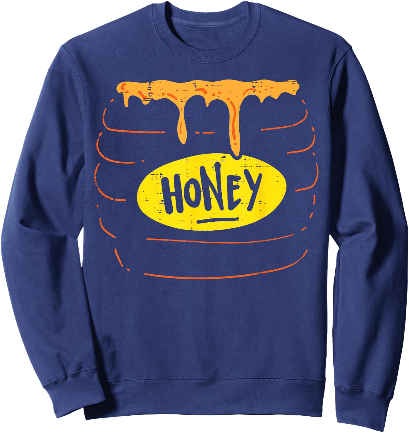 Honey Jar Pot Costume Funny Sweet Halloween Men Women Kids Sweatshirt - Sweatshirt | Navy