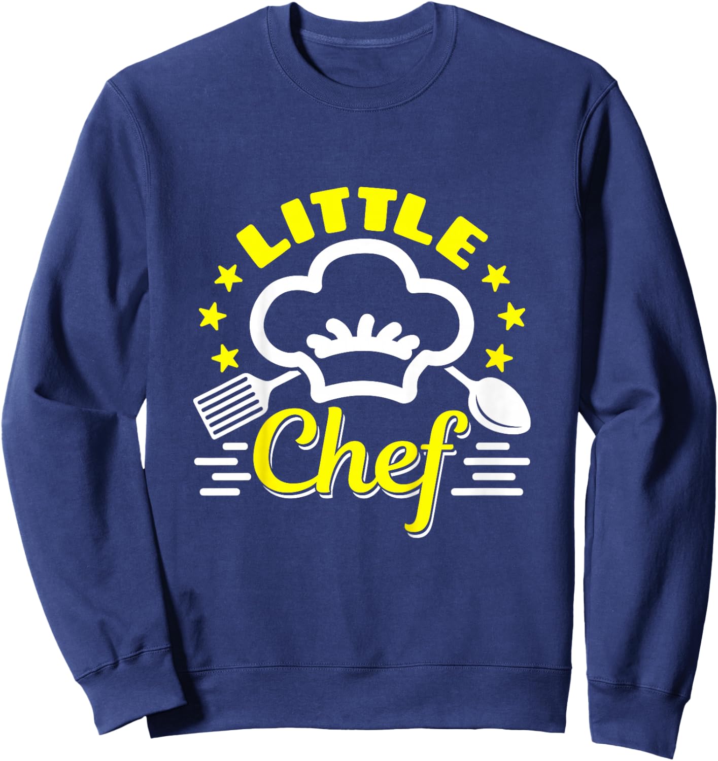 Little Chef Cooking Cook Cute Girl Boy Toddler Sweatshirt - Sweatshirt | Navy