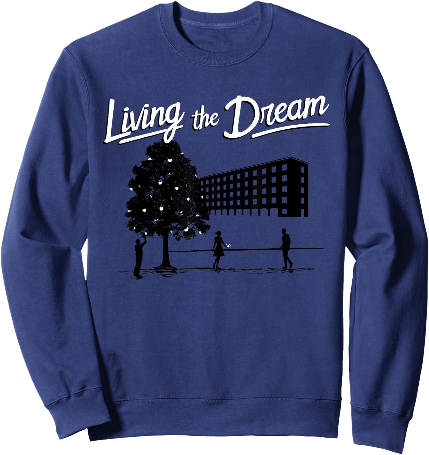 Book of Mormon Tree of Life Lehi Dream Funny LDS Word Game Sweatshirt - Sweatshirt | Navy