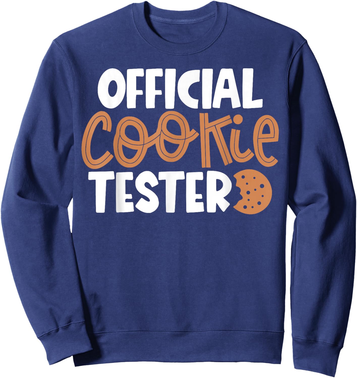 Official Cookie Tester Bakers Kids Toddler Xmas Sweatshirt - Sweatshirt | Navy
