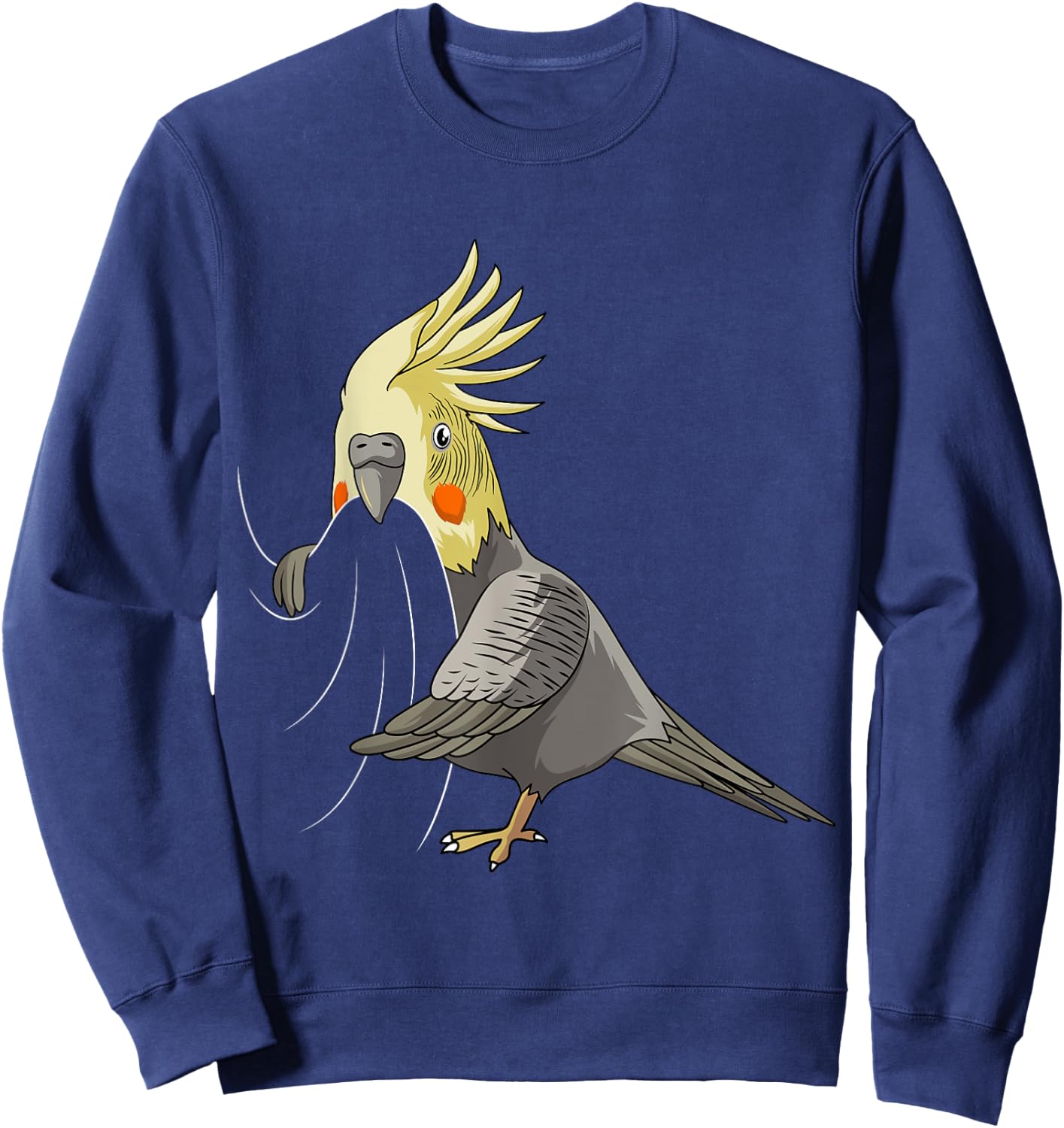 Cockatiel Lover Bird Lovers Women Kids Girl Sweatshirt - Sweatshirt | Navy