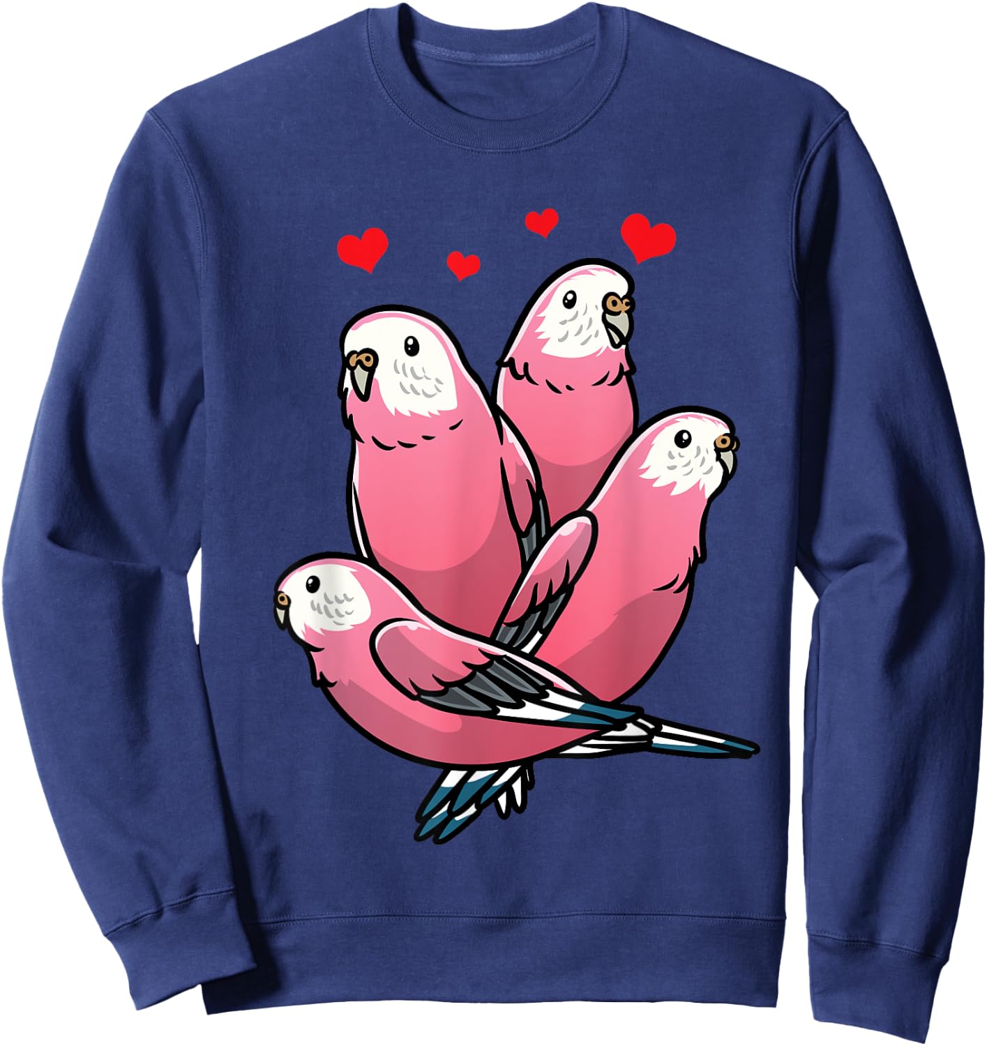 Bourke's parrot Bird Lover Parakeet Sweatshirt - Sweatshirt | Navy