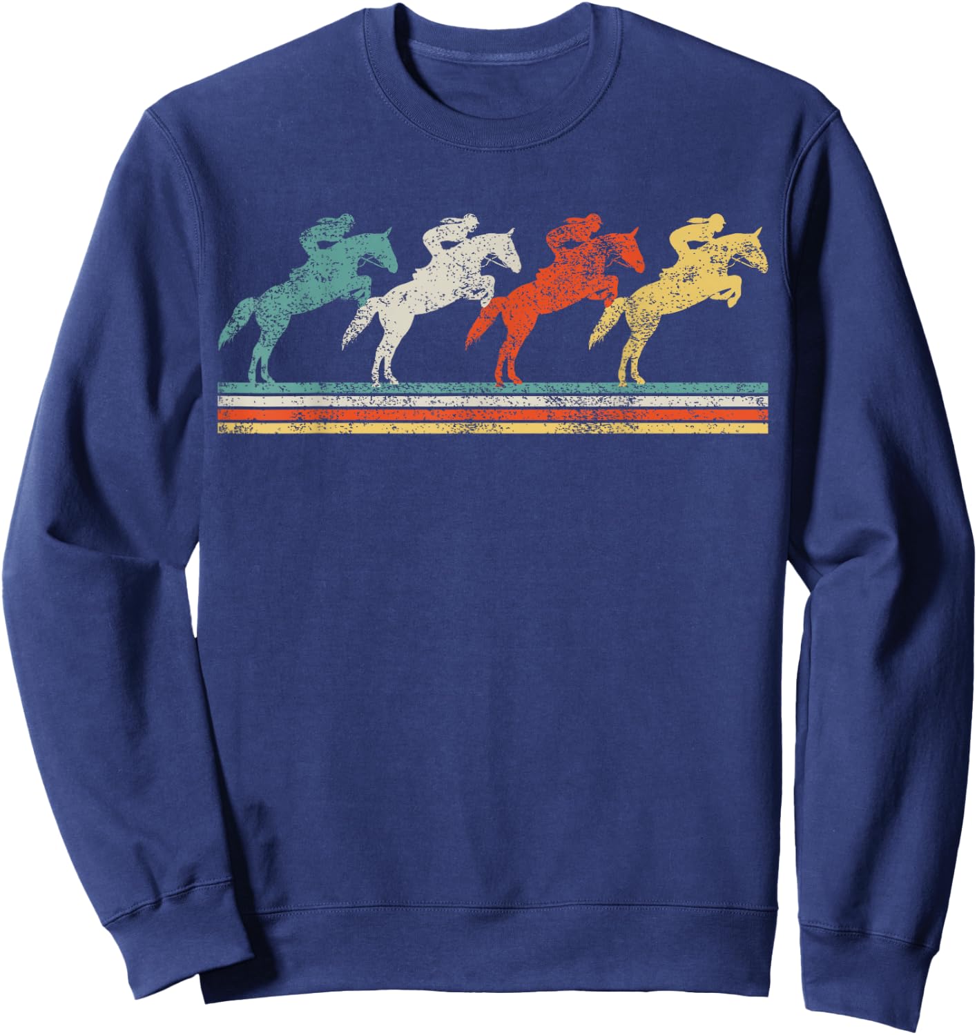 Jumping Horse Sweatshirt - Sweatshirt | Navy