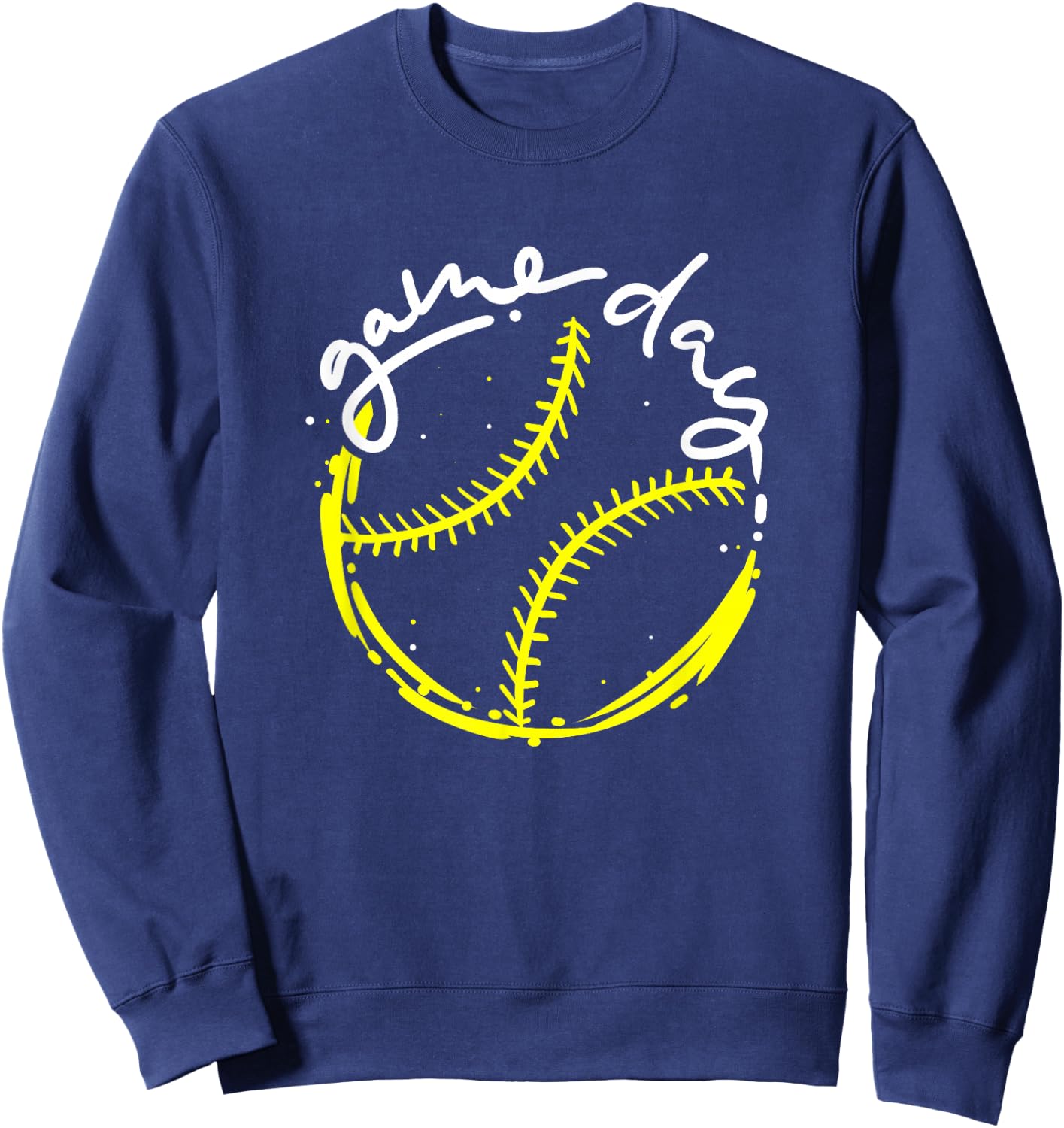 Game Day Baseball Life, Softball Life for Mom Boys Girls Sweatshirt - Sweatshirt | Navy